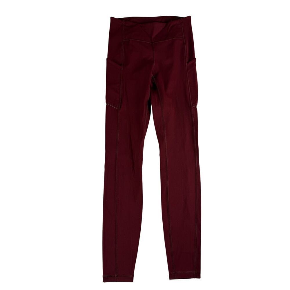 Lululemon Speed Up Tight Luxtreme Leggings - Size 4 red/burgundy